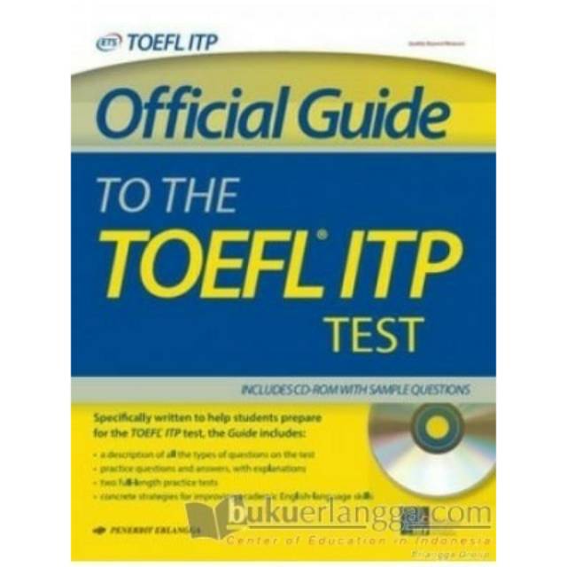 Official Guide To The Toefl Itp Test Erlangga Shopee Indonesia