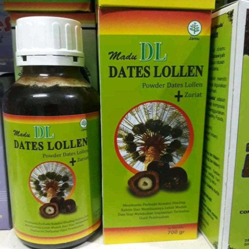 

Madu DL Dates Lollen Serbuk Pucuk Kurma Zuriyat 700 Gram