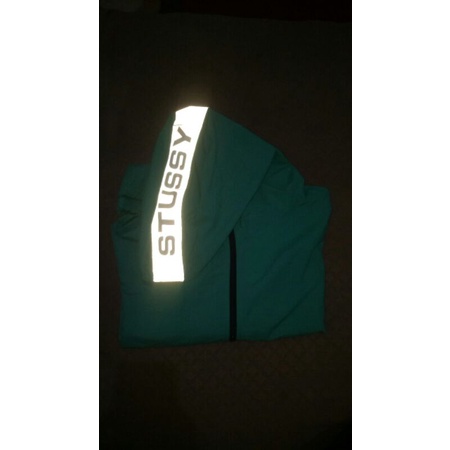 Stussy Aqua Nylon Jacket Reflective