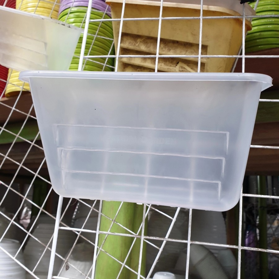 Pot bunga dinding / bunga tempel nkt pelangi 22 cm / PELANGI NKT / WARNA WARNI BENING