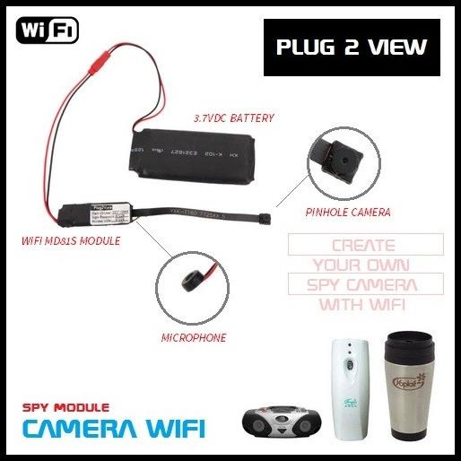 Spy Camera Module Wifi - Modul DIY Kamera pengintai Wireless