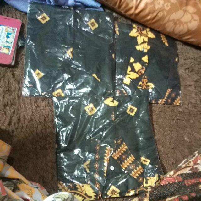 (couple Keluarga ) Batik Couple Keluarga Sania Ruffle Ori Ndoro Jowi Dnt - Candi