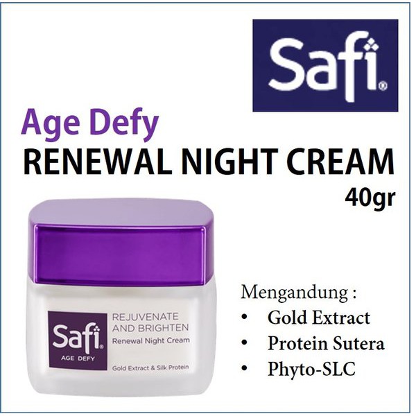 ★ BB ★ SAFI Age Defy Renewal Night Cream 40 gr