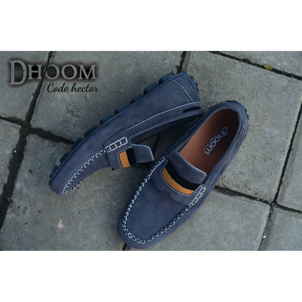 Sepatu kulit pria casual DHOOM Hector ori handmade