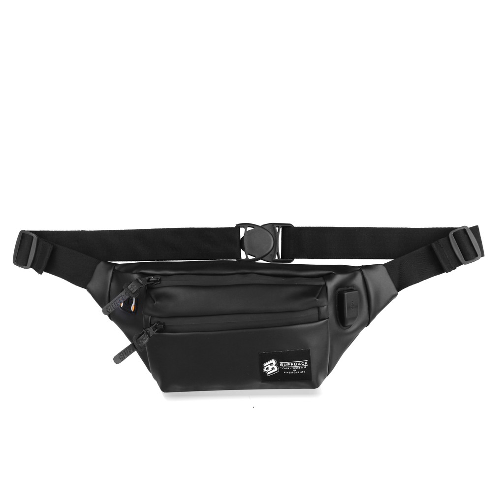 Tas Selempang Waistbag Usb Waterproof Buffback North.