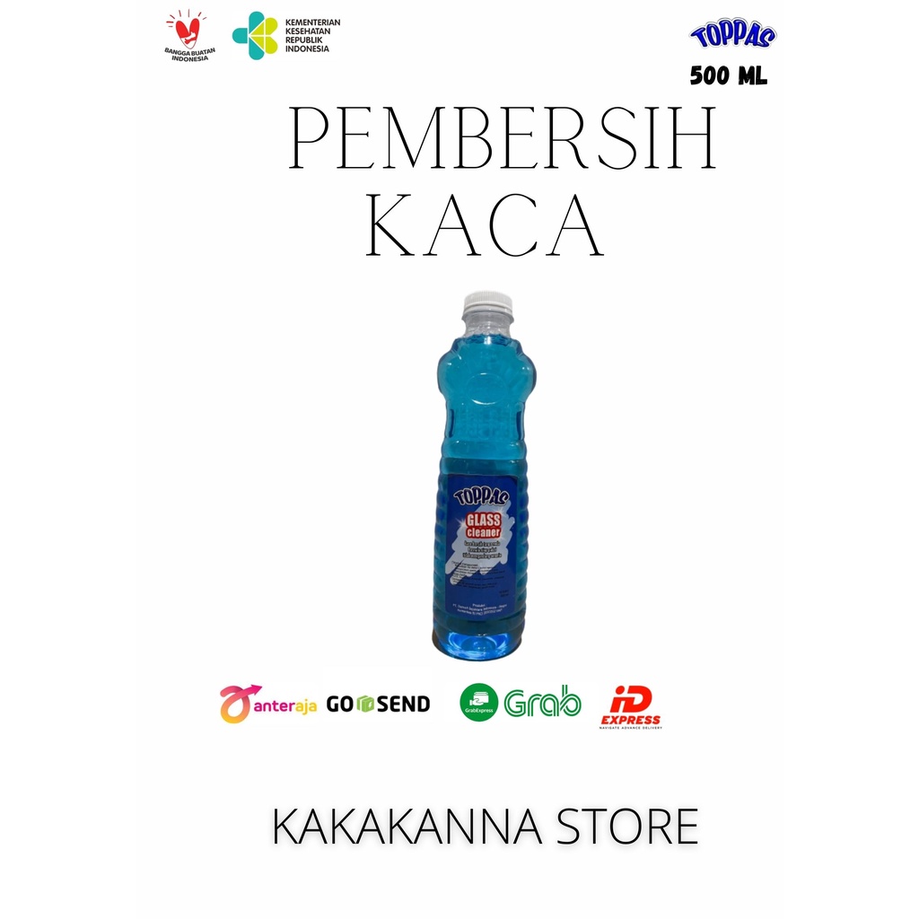 Pembersih Kaca Toppas Glass Cleaner 500 ml Toppas