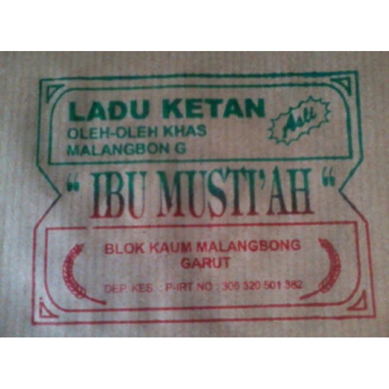 

LADU KETAN IBU MUSTIAH MALANGBONG GARUT