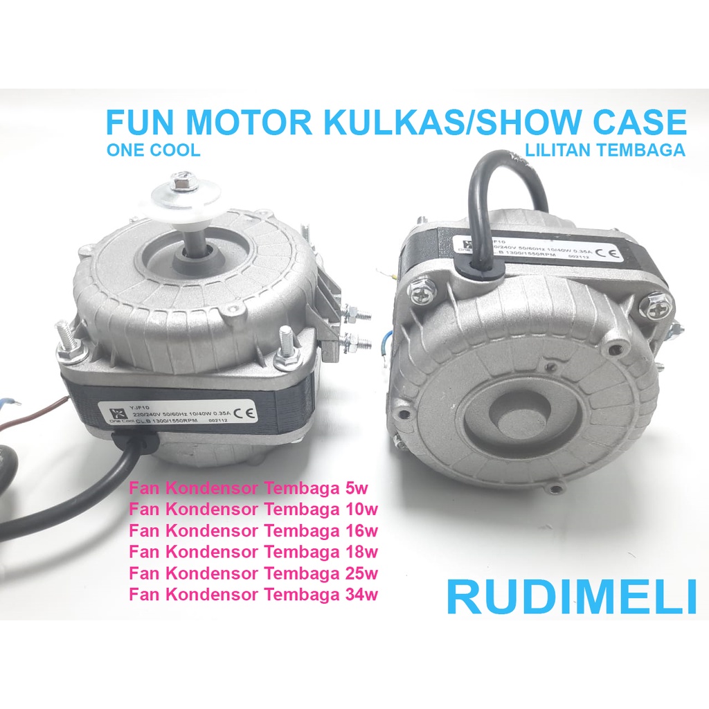 Fan Kondensor Tembaga /FUN MOTOR MEREK ONECOOL