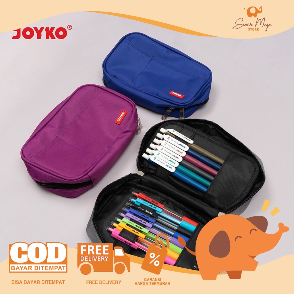 

ATK9 Joyko Pencil Case Tempat Pensil PC-8 / Pocket Simple Murah Berkualitas