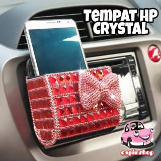 POUCH // Aksesoris Tempat gantungan    dudukan handphone hp