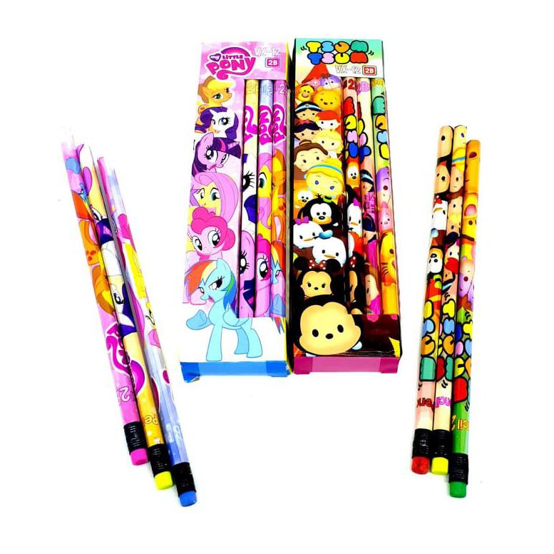 

Pensil Kayu 2B Penghapus Gambar Karakter