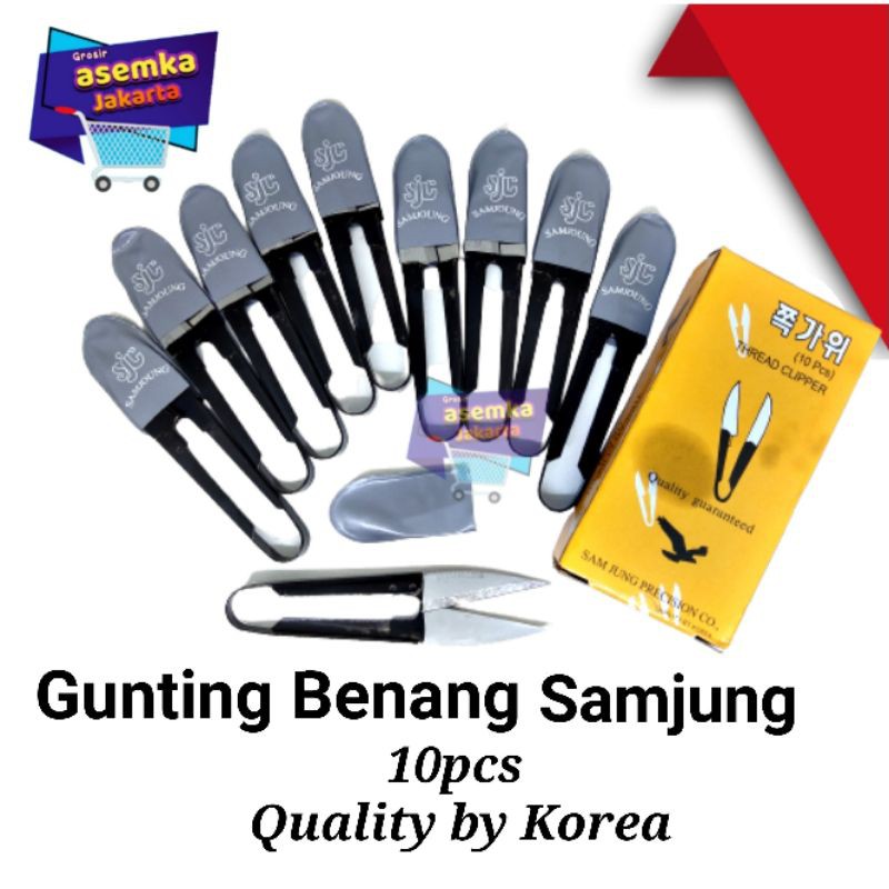 Gunting Benang 10pcs Thread Clipper Samjung Korea