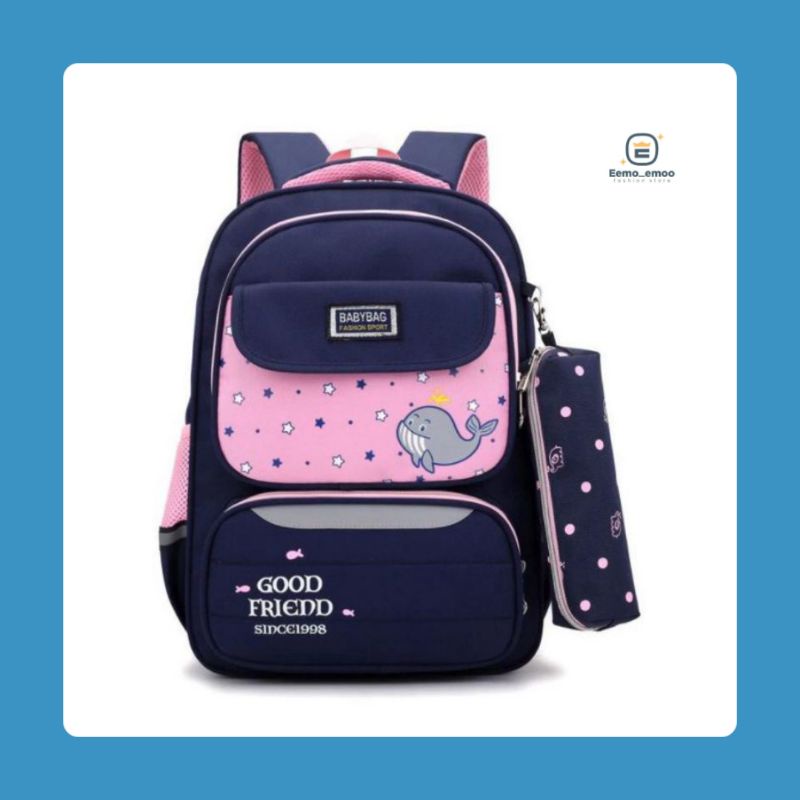 TAS RANSEL PRIA PAUS RANSEL BACKPACK KOREA FASHION RANSEL ANAK WANITA SEKOLAH EMOEMO