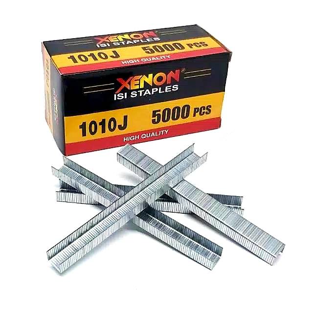 Refill Isi Staples Paku Tembak Air Stapler Nailer U Kotak 10mm 10 mm - XENON 1010J