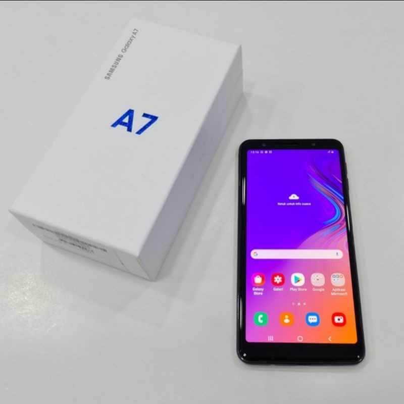 Samsung Galaxy A7 2018 6/128 Bekas Garansi Resmi