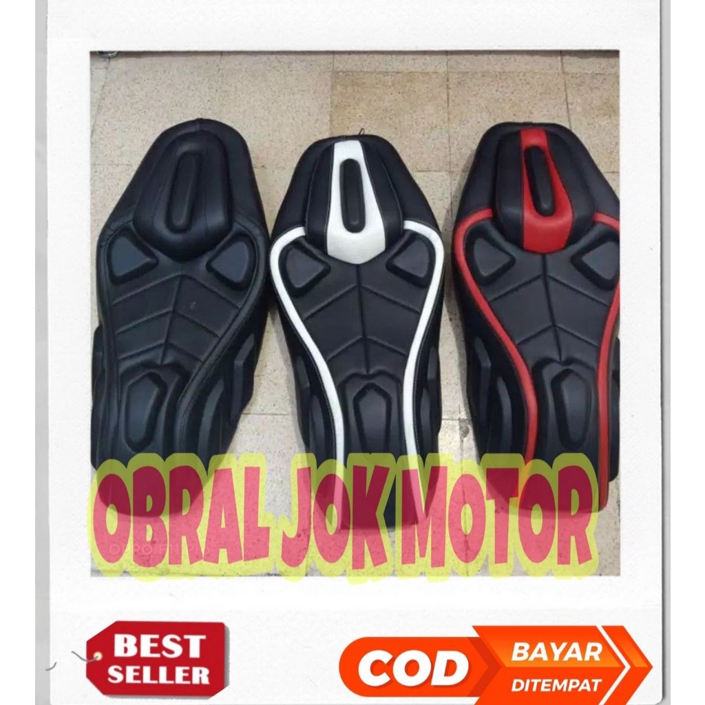 COVER KULIT MBTECH JOK MOTOR MIO CUSTOM RETRO PREDATOR MBTECH