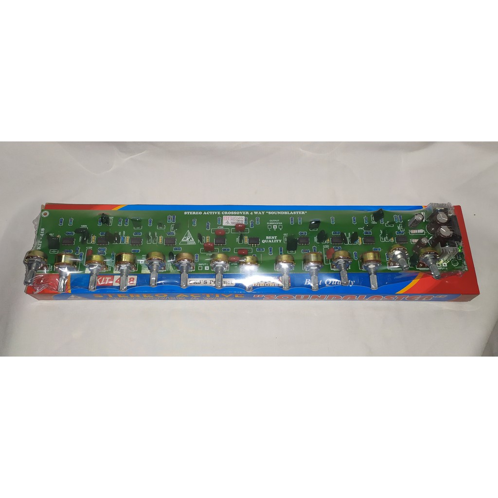 KIT ACTIVE CROSSOVER STEREO 4 WAY SOUNDBLASTER-CKJ