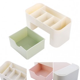 Tempat Kotak Penyimpanan Make Up Alat Rias Box Kosmetik Skincare Storage Box