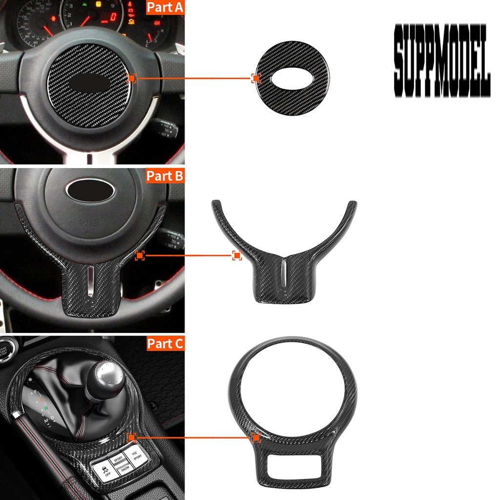1 Set Stiker Dekorasi Stir Mobil Toyota GT86 Subaru BRZ