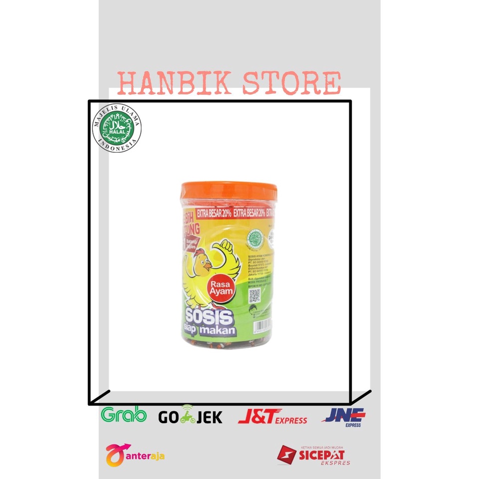 

SOSIS SONICE RASA AYAM EXTRA BESAR 20% ISI 24+1 SIAP MAKAM