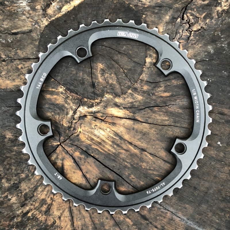 Chainring Copotan Sram Omnium Truvativ 48T Black BCD 144 Single Speed Fixie Used Good Condition