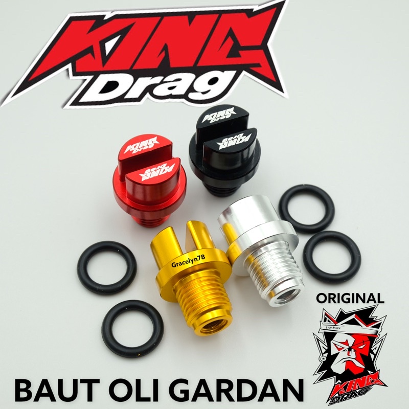 baut tutup oli gardan yamaha nmax dan semua motor yamaha original 100% KINGDRAG thailand premium full cnc