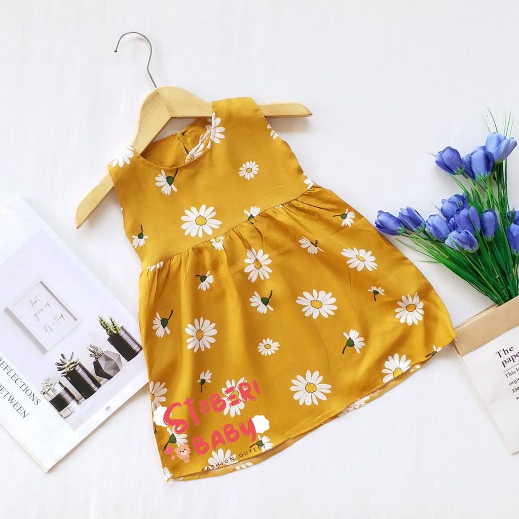 stoberi baby -  BBB DRESS SELLENAA dress anak perempuan bayi motif bunga lucu PART2