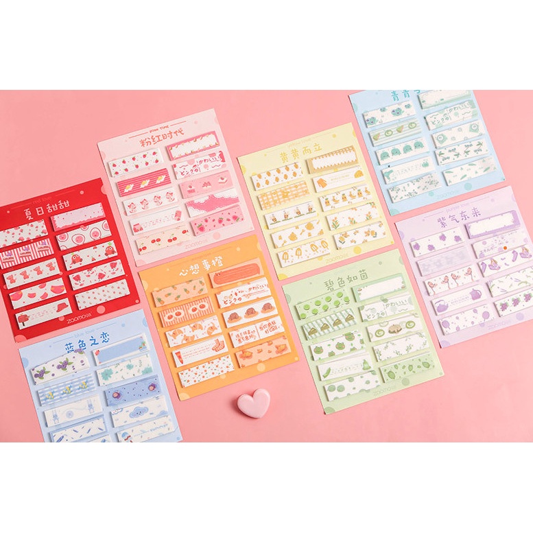 

stick marker summer/ sticky note/ sticky note lucu/ sticky note unik/ sticky note karakter/ stick marker karakter/ stick marker murah