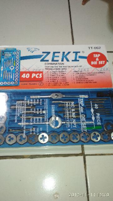 Tap And Die Set 40pcs Tap Senai Merek Random