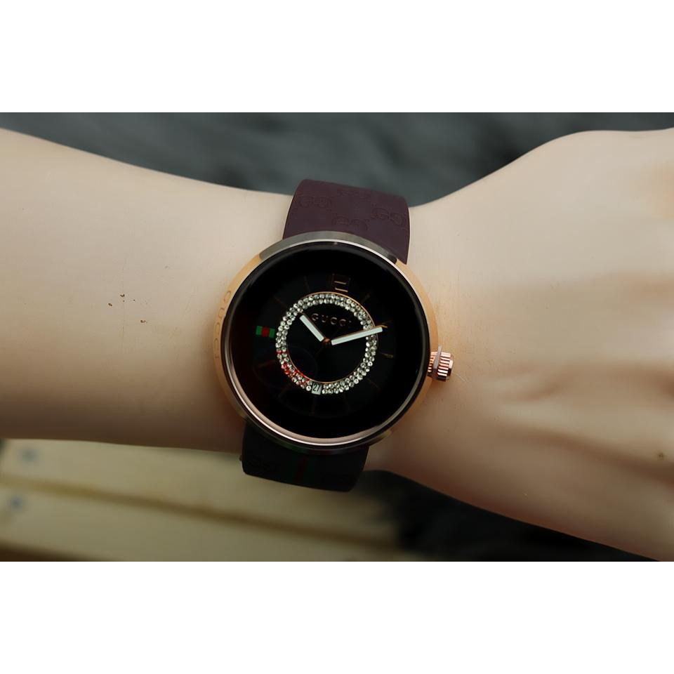 Grosiran Jam Tangan Wanita Psa I15 - 40125 Analog Tali Rubber Tanggal Aktif Original Garansi 6 Bulan Free Baterai Cadangan (BISACOD)