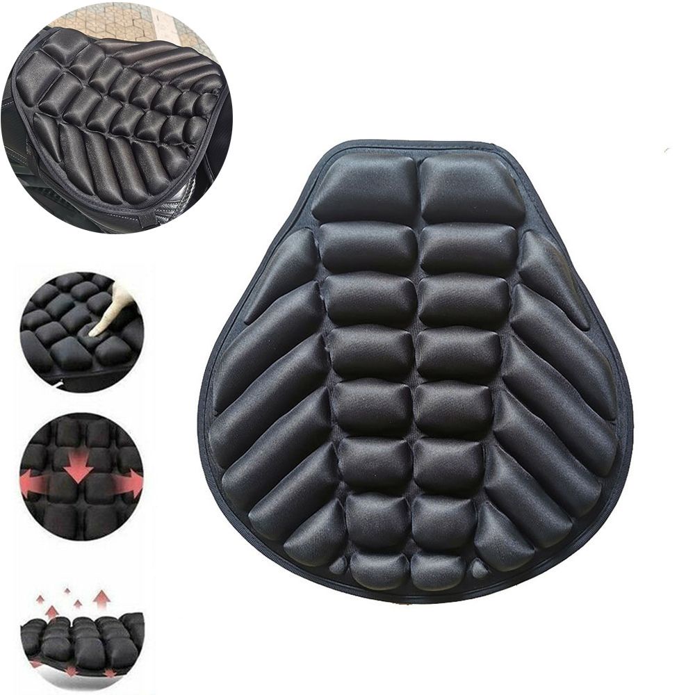 TOP Durable Gel Seat Cushion Sunscreen Gel Seat Motorcycle Seat Cushion 3D Anti Slip Comfort High Quality Motorbike Pillow Pad