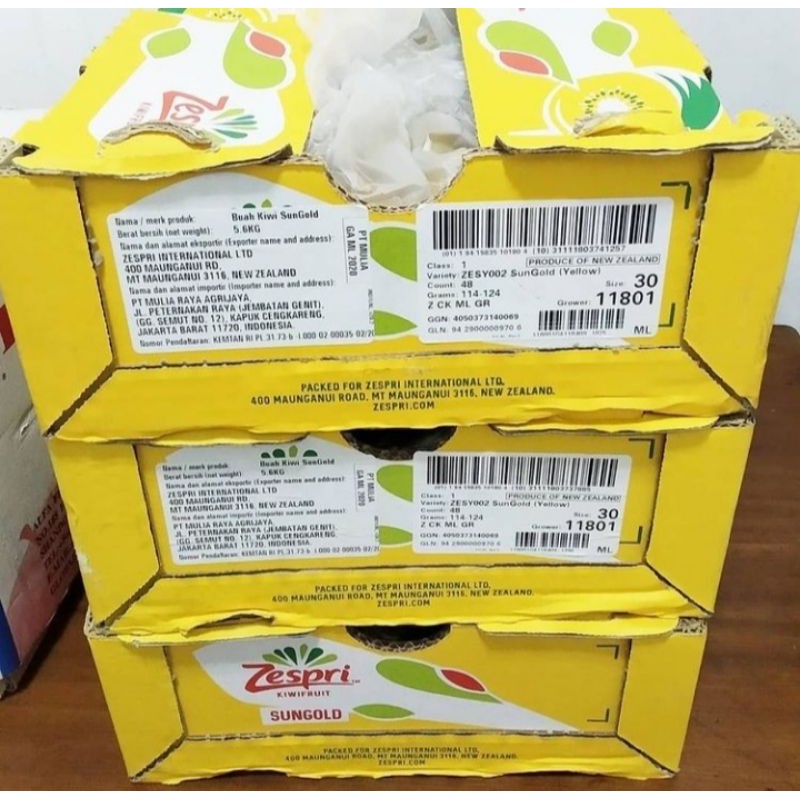 

kiwi zespri new zealand sungold 1dus[6kg]