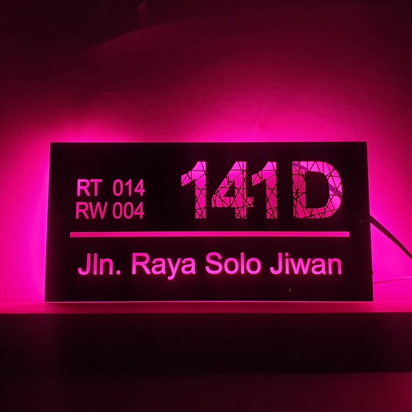 

Nomor rumah Acrylic ukuran 40x20/ Nomor Rumah Minimalis / Nomor Rumah Akrilik