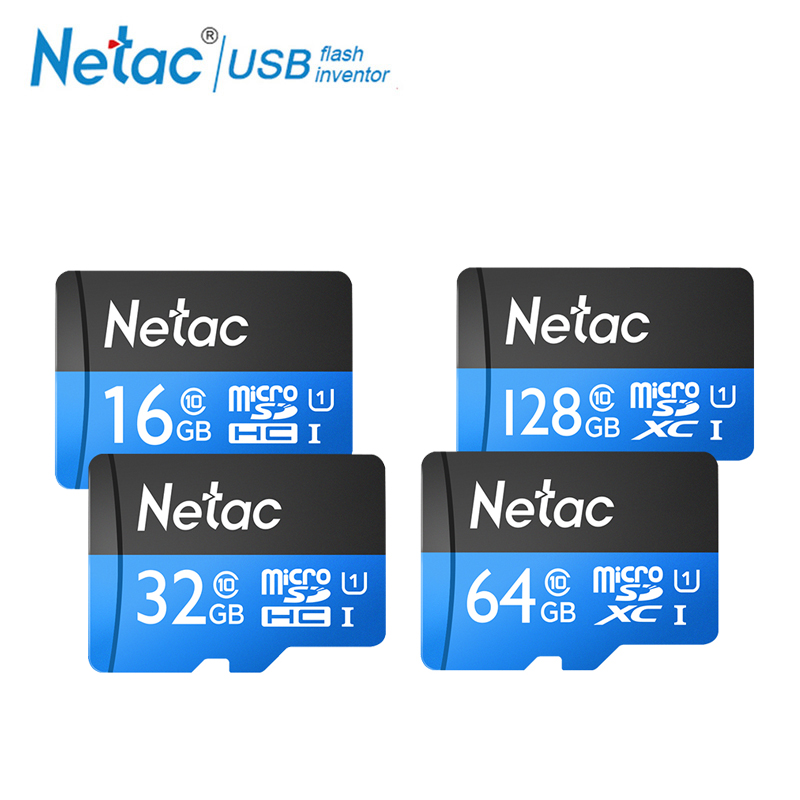 Netac Memory Card Micro SD 128GB 100MB/S 64GB TF Flash Card Class10 U1 Memory Card