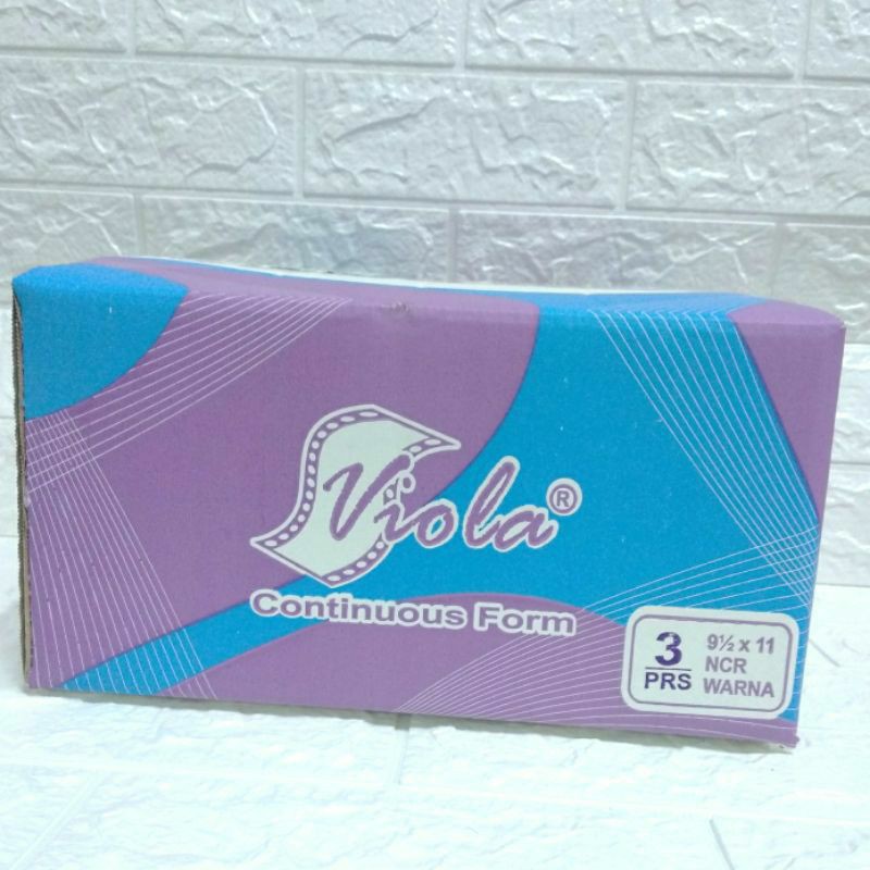

Continuous Form 91/2x11 3 ply bagi 2 merk Viola