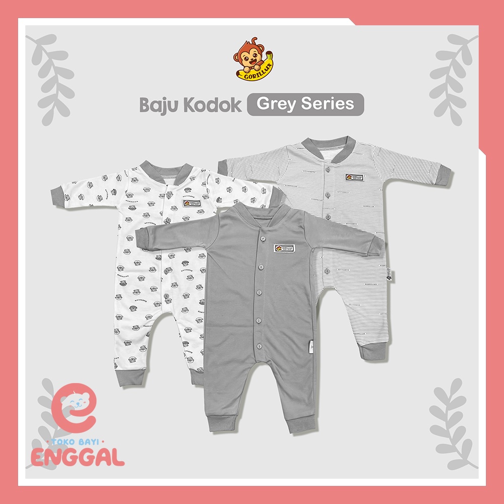 Baju Jumpsuit Bayi Gorillux Baju kodok