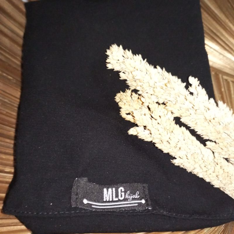 bandana jet black / bandana sifon Arab/bandana sifon Arab jetblack