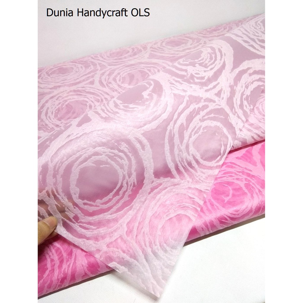 Kertas Pembungkus Bunga Rosy - Bahan Kerajinan Tangan - Flower Wrap