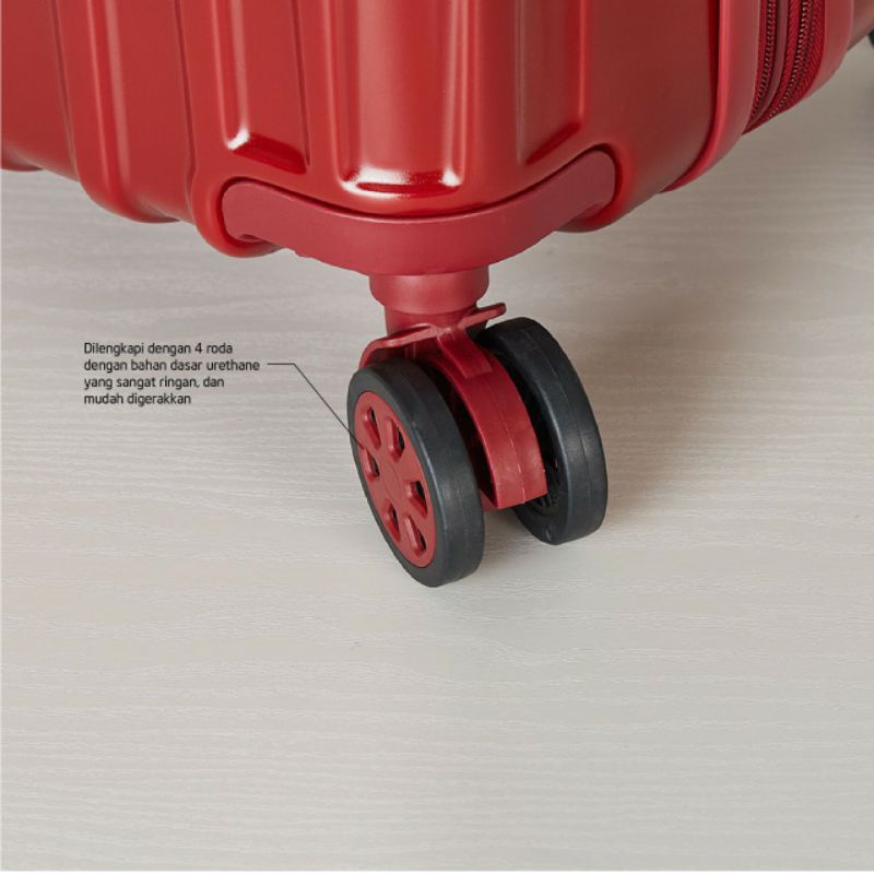 TRAVEL BAG KOPER BONOBO LUGGAGE BURGUNDY & GREY