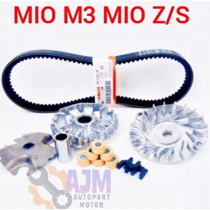 PAKET SERVIS RINGAN CVT+KIPAS 2PH MIO M3 MIO Z/S MIO SOUL GT 125 MIO FINO 125