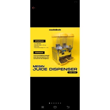 

dispenser juice buah MUDATECH. 2 TABUNG