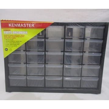 Rak Multifungsi / KENMASTER 25 Drawers Part Organizer/Rak Drawer 25 Slot***TOP