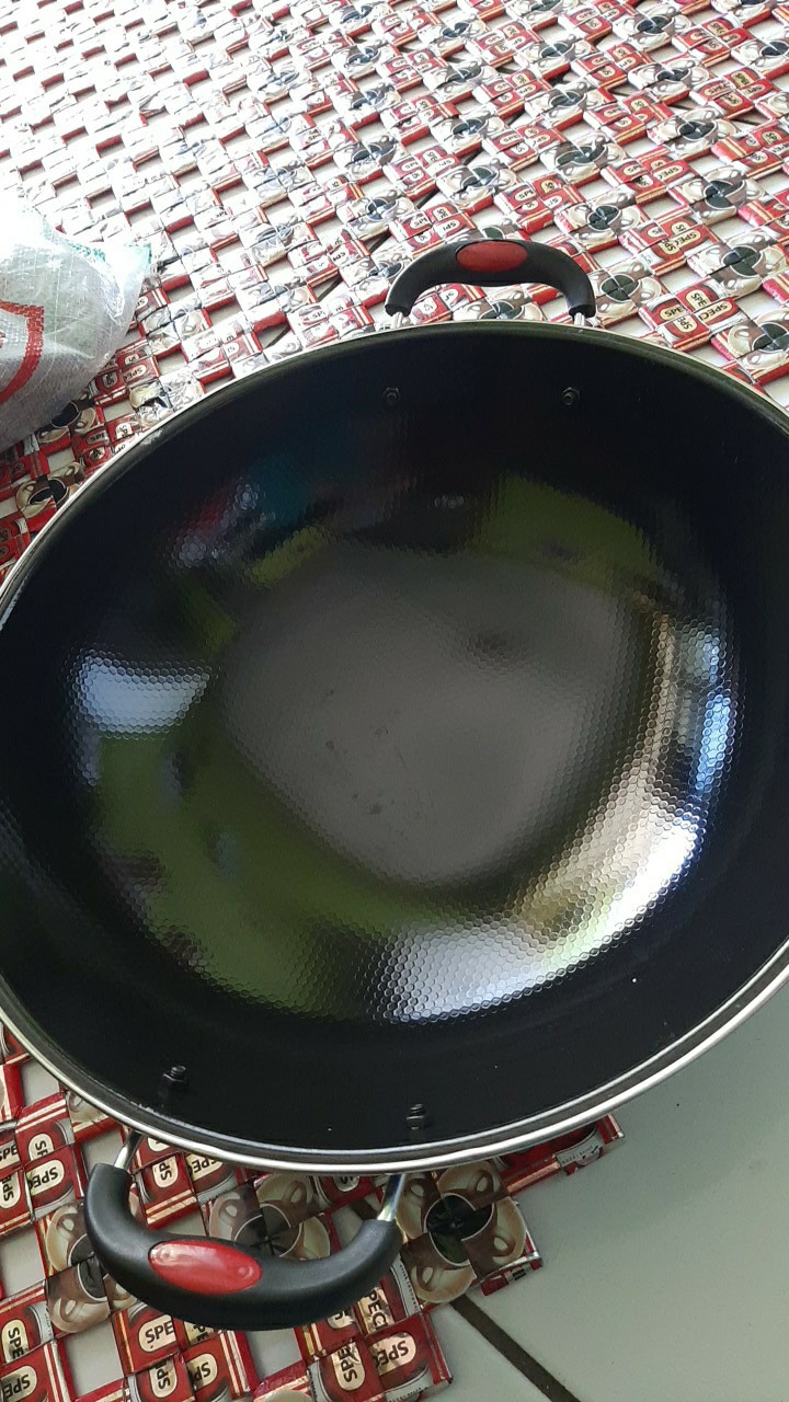 Wajan Enamel Penggorengan Goreng Serbaguna Anti Gores Anti Lengket