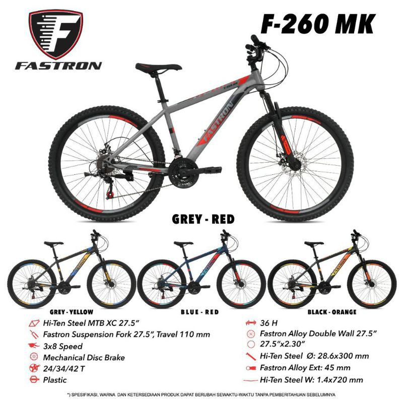 Sepeda Gunung / MTB 27.5" Fastron F-260 MK