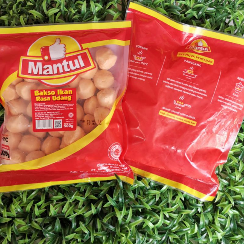 Jual Mantul Bakso Ikan Rasa Udang Cumi Berat 500 Gr Shopee Indonesia