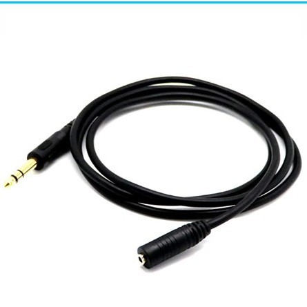 Cable Audio extension 3.5mm Male-Female 1.5m - Kabel perpanjangan aux Audio M-F 1.5 meter