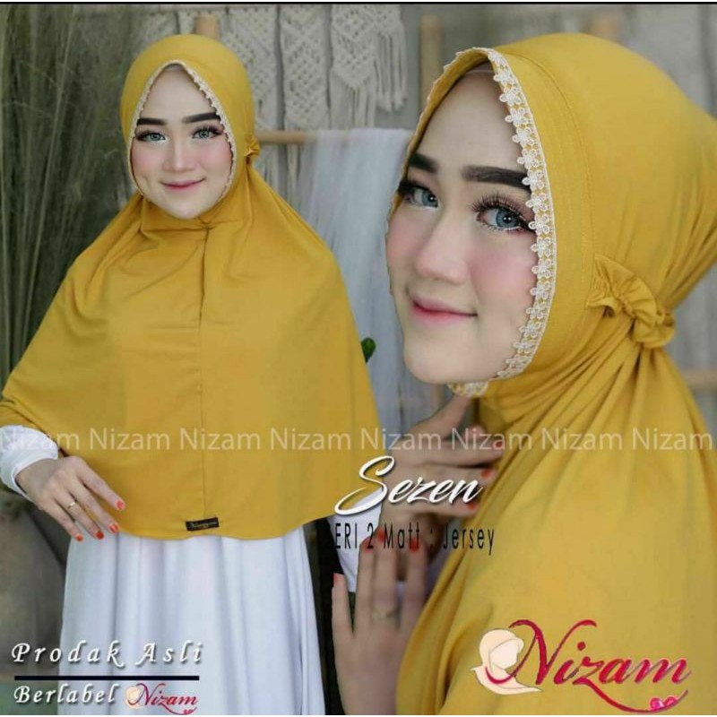 HIJAB SEZEN RENDA PET JERSEY MURAH