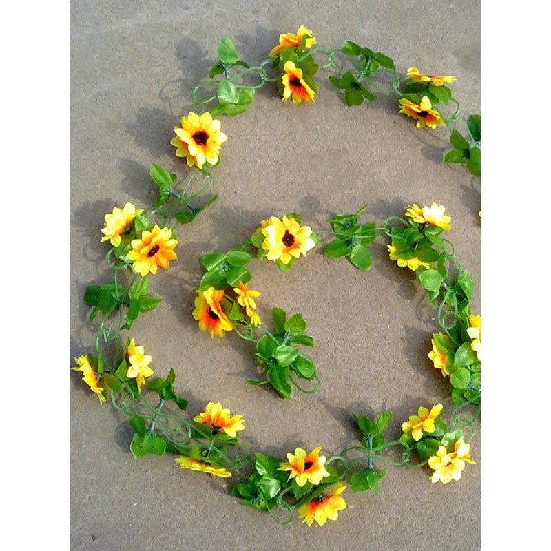 TERBARU DAUN RAMBAT MATAHARI/DAUN BUNGA PLASTIK RAMBAT MATAHARI