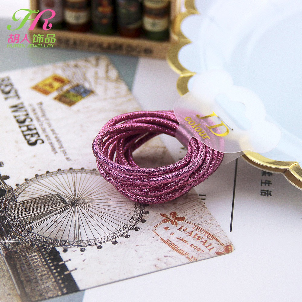 Ennwen IK62 Ikat Rambut Korea Bling Bling set 10 pcs-7