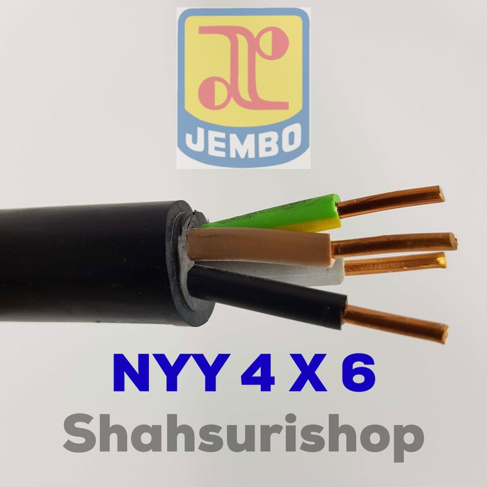 KABEL NYY 4X6 JEMBO METERAN KAWAT